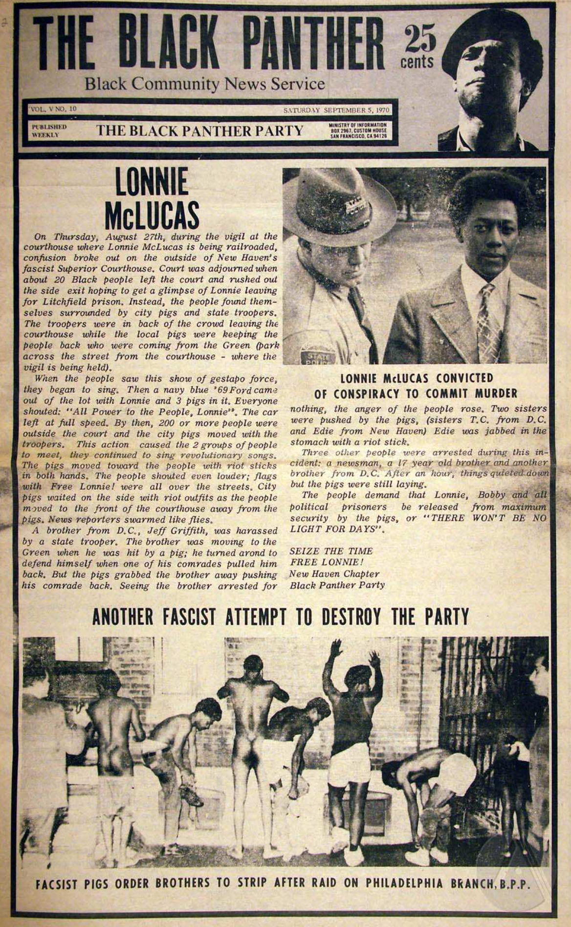 The Black Panther Black Community News Service 1970 Vol 10