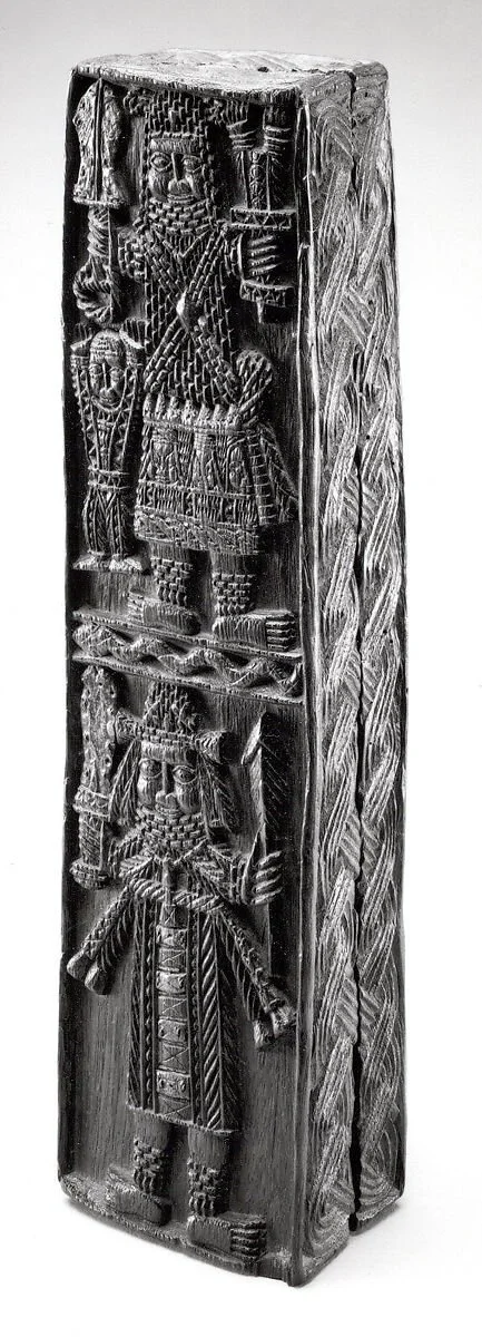 Box: Oba Ozolua and Unidentified Oba, Nigeria, 19th century. The Metropolitan Museum of Art.