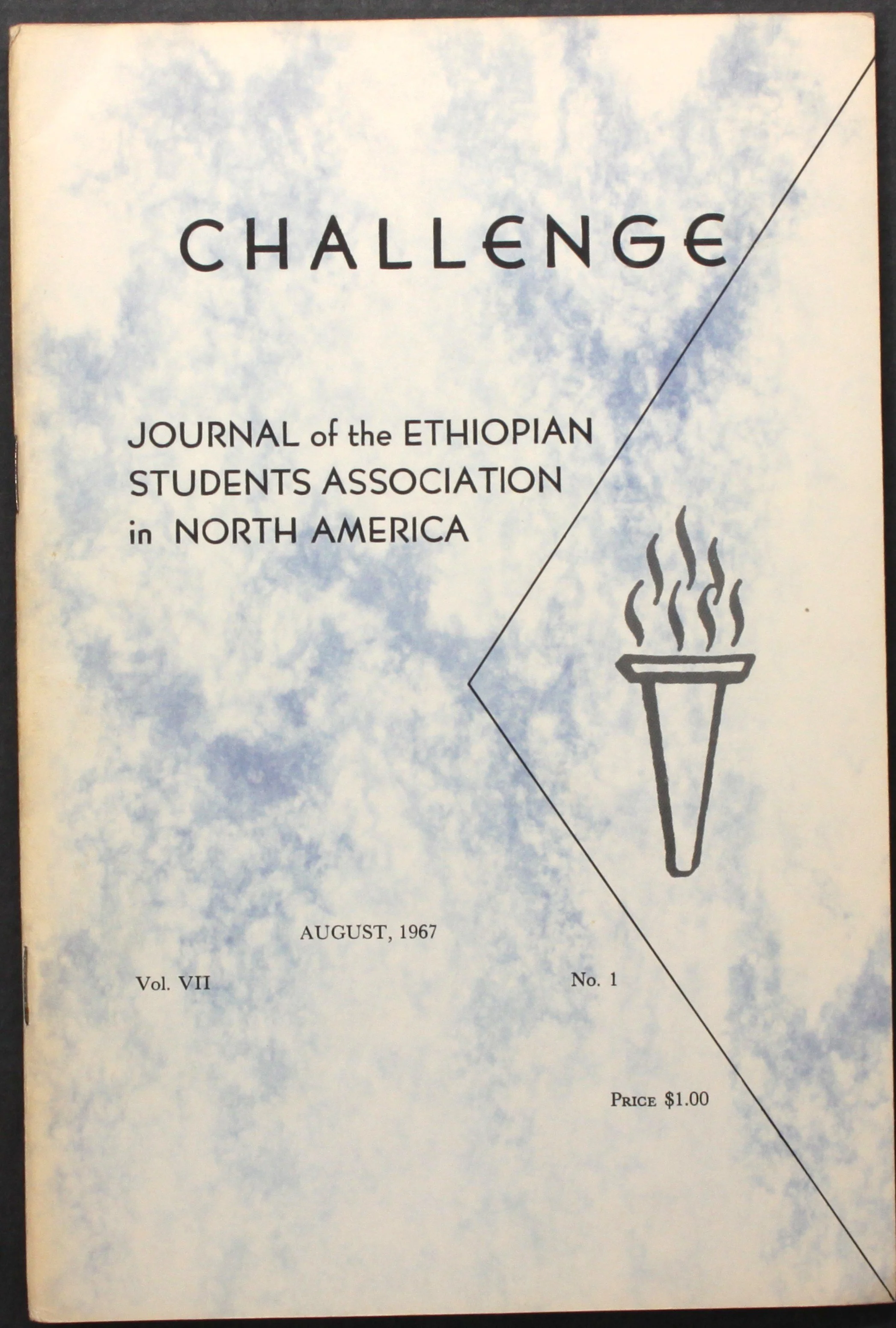 Challenge: Journal of Ethiopian Students Association in North America, Vol.7, No.1 —  August.1967