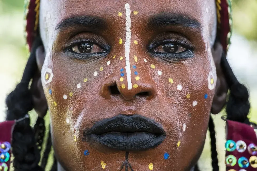 Wodaabe Male, by Tariq Zaidi — Source: BBC