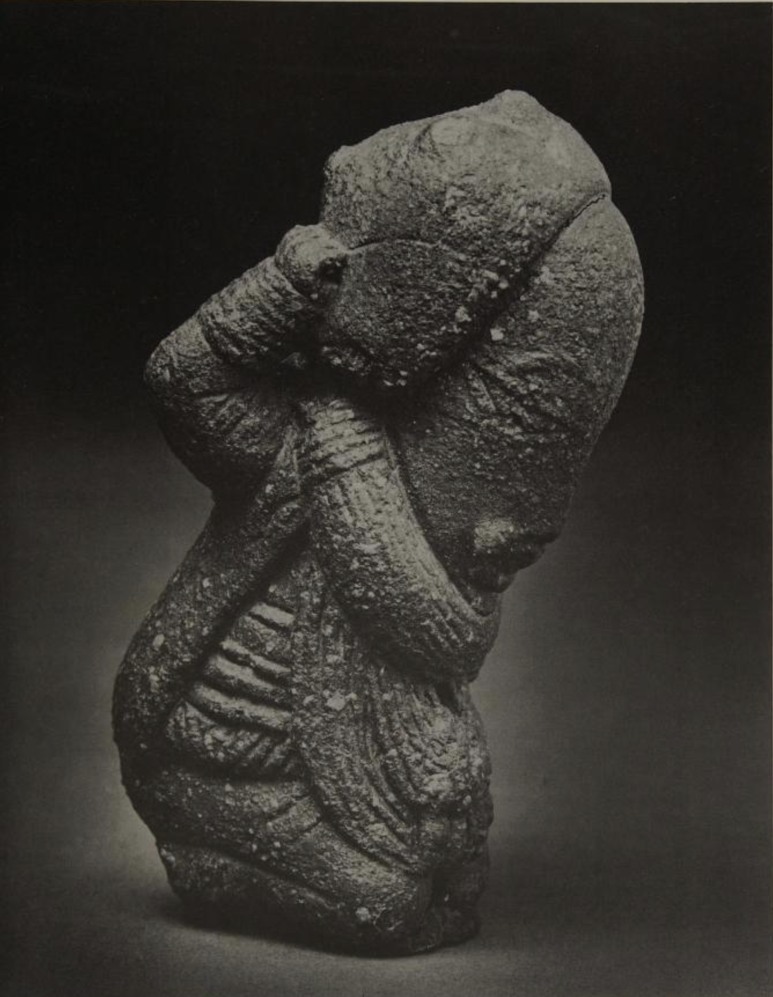 Keeling Man From Bwari near Abuja p59 From Treasures of ancient Nigeria (1982)