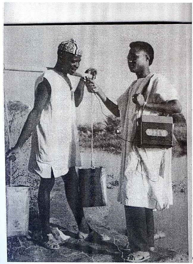 A Radio-Niger Broadcaster, 1960.
