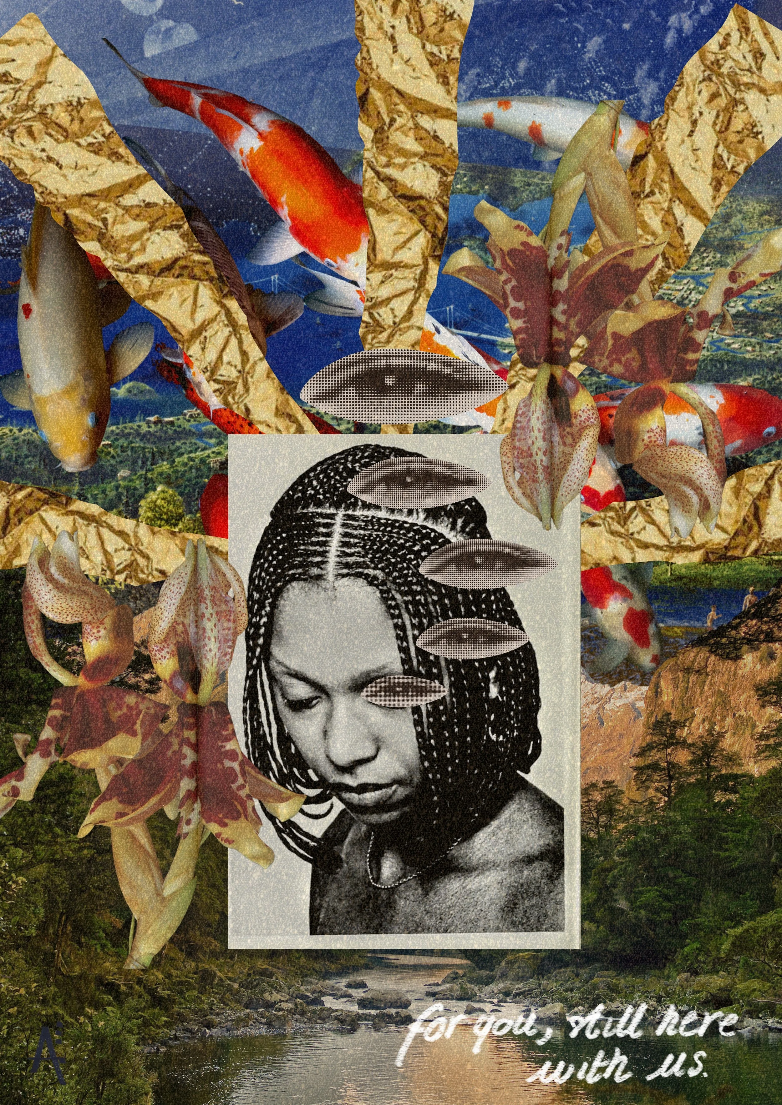 for y(our) loved ones (2025) - digital collage.
- Baaba Andrews