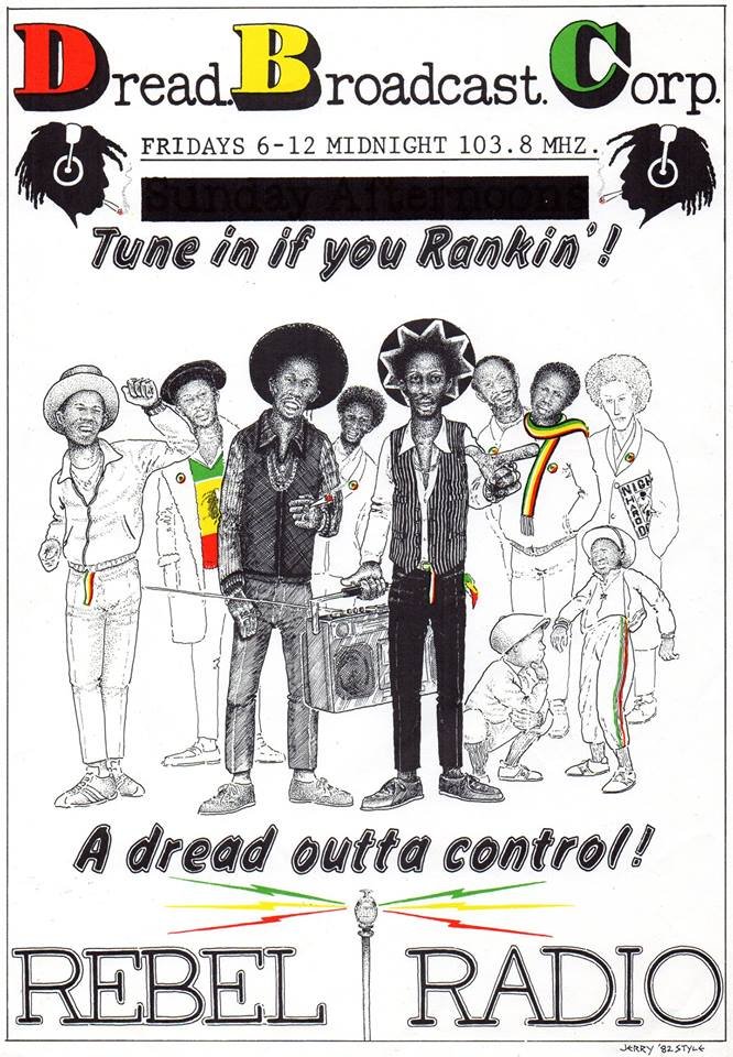 "The first commissioned Radio Flyer here, the artwork here by Jerry Neville." via https://dbc1981.com/pages/archive