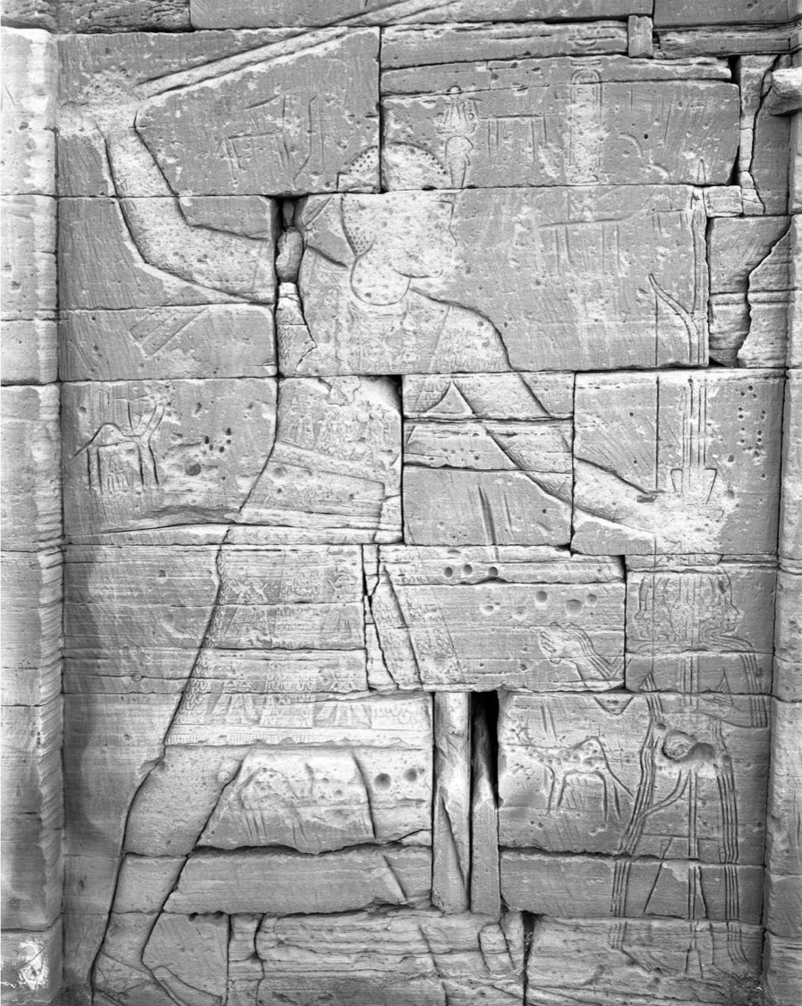 A Meroitic King Smiting Captives, 1906. Oriental Institute, University of Chicago. P.2913