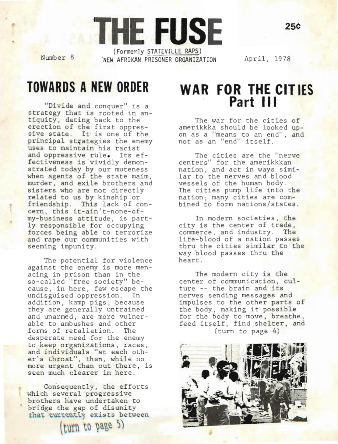 New Afrikan Prisoner 