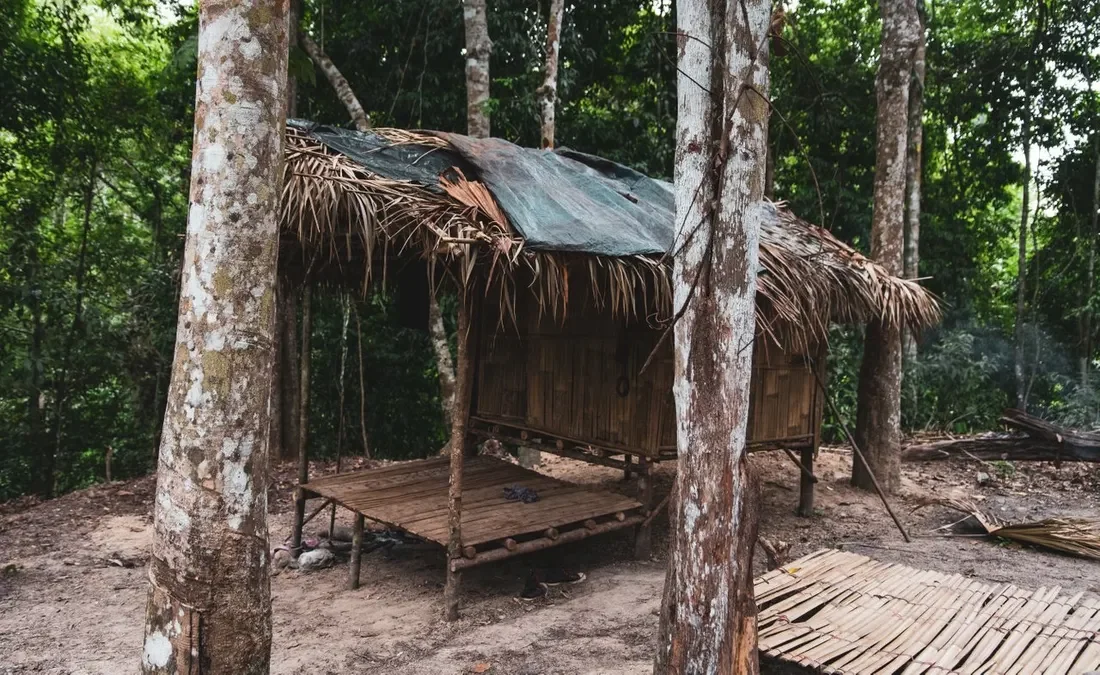 Home of a Maniq tribe member — Image via TravelFeed