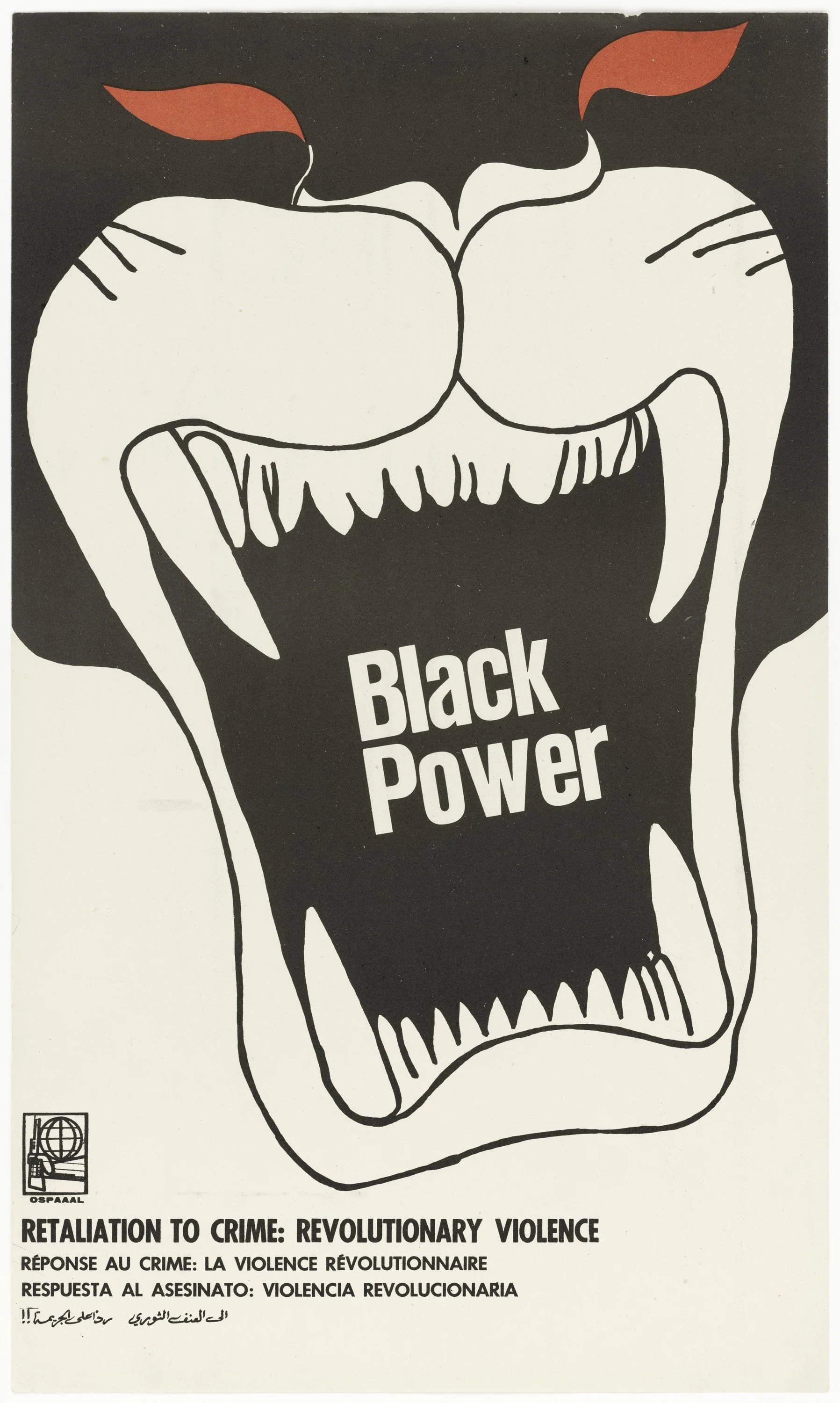 Alfredo Rostgaard, Cuban, Black Power, 1960s. National Museum of African American History and Culture, Smithsonian Institution. CC0.