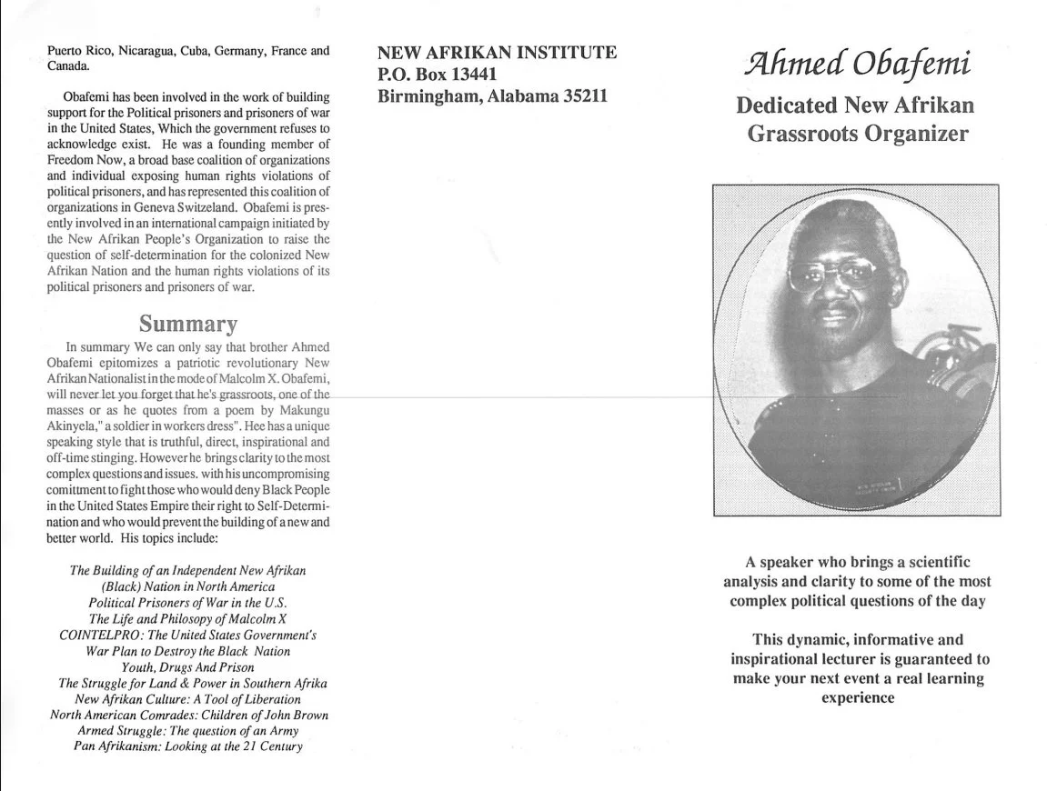 New Afrikan Institute 