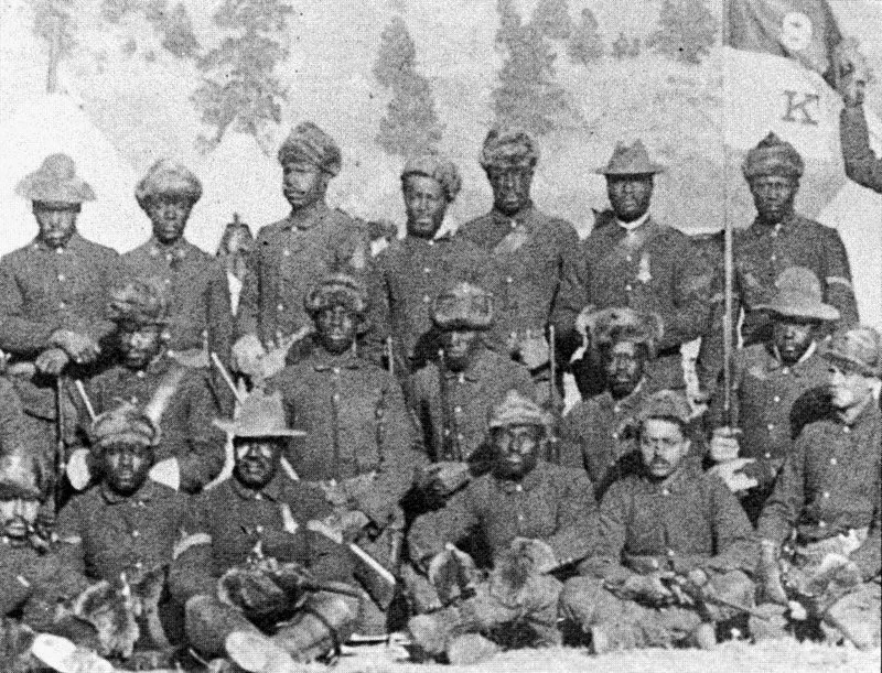 Company K, 9th Cavalry: Photo Courtesy US Army. Via New Orleans Historical.org