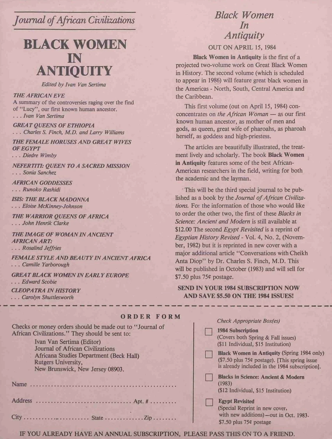 Black Women in Antiquity