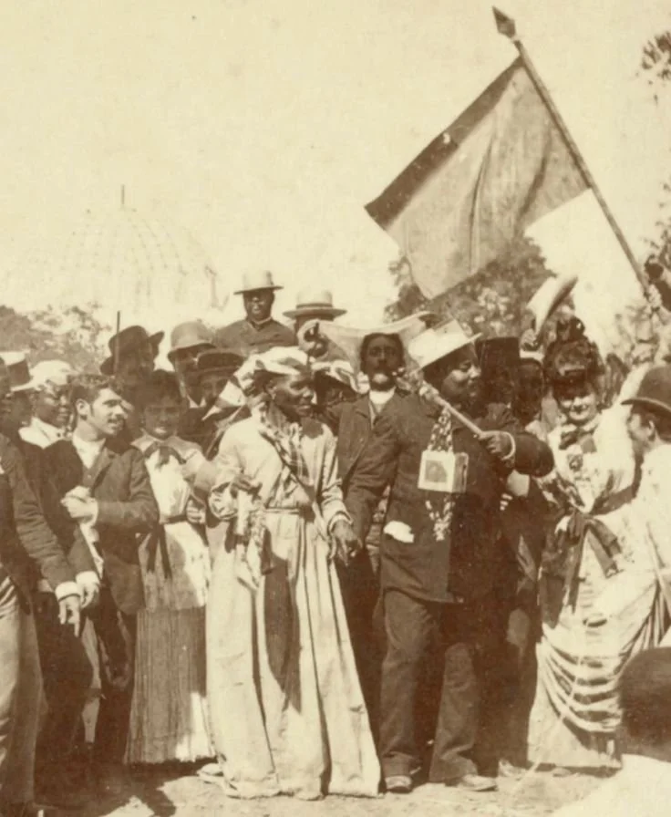 Photograph of a carnival in Haiti, 1880. — Source: Unknown