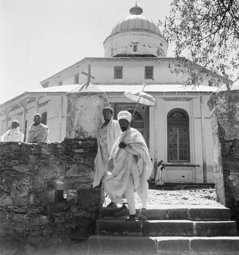 An Ethiopian church. 1934.
image credits: ati