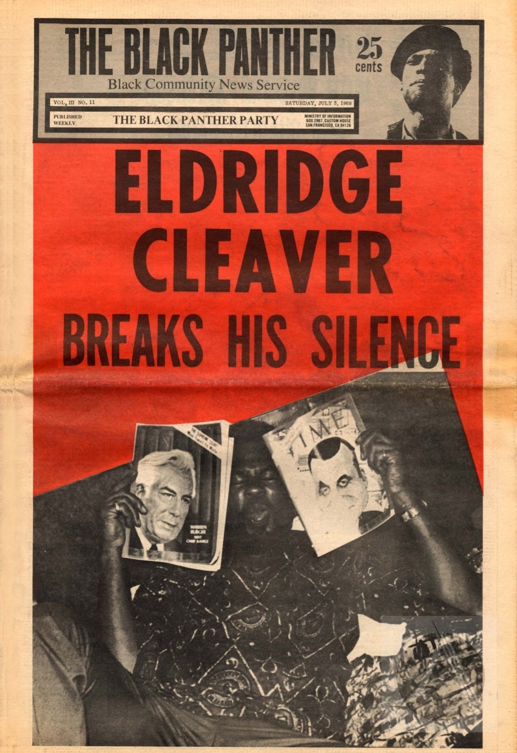 The Black Panther Black Community News Service 1969 Vol 11