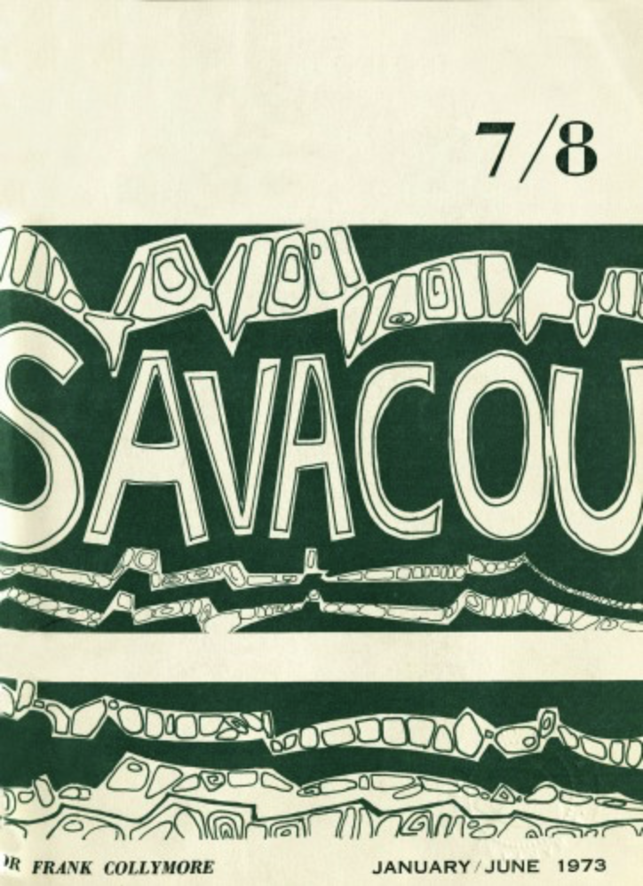 Savacou, nos. 7/8, January-June 1973.