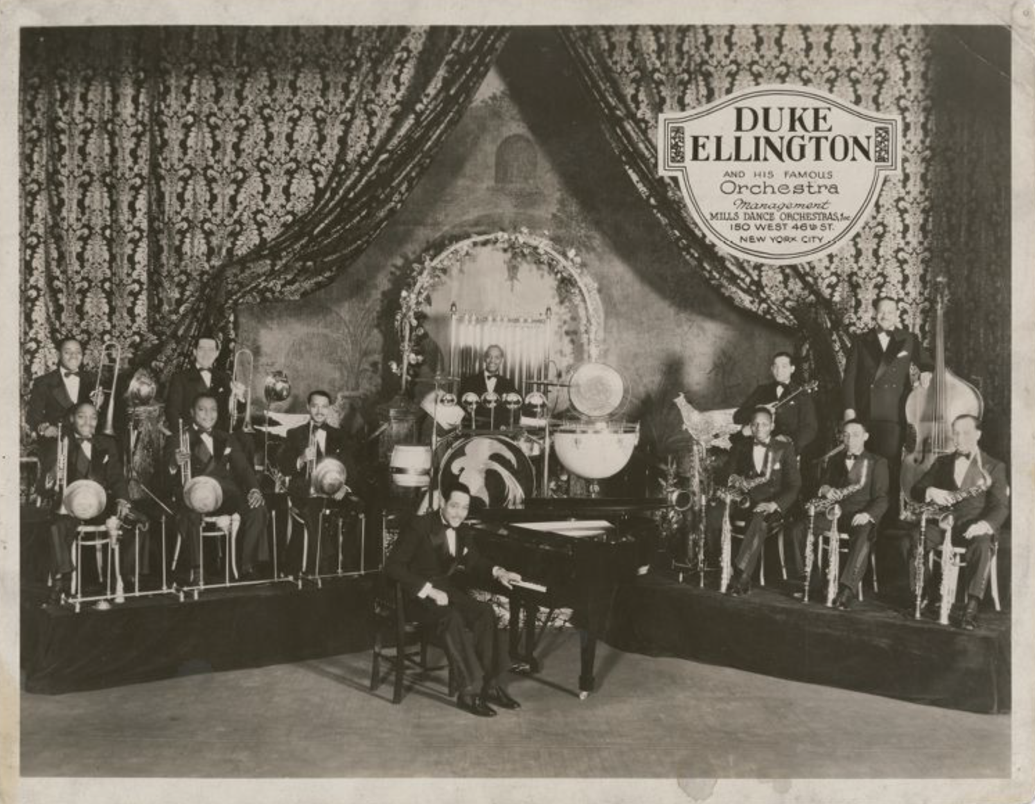 Duke Ellington & His Orchestra (1930). Retrieved from the Schomburg Center for Research in Black Culture, Photographs and Prints Division, The New York Public Library. 