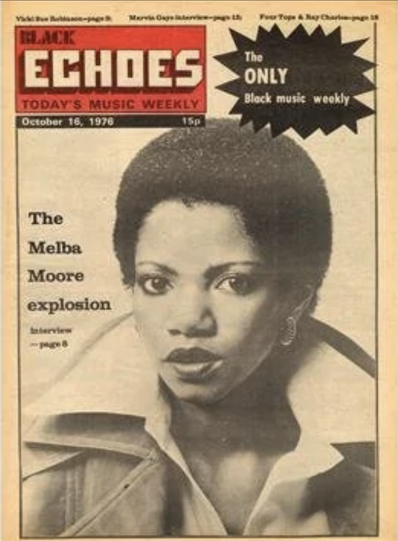 Black Echoes: Today’s Music Weekly, October 16, 1976.