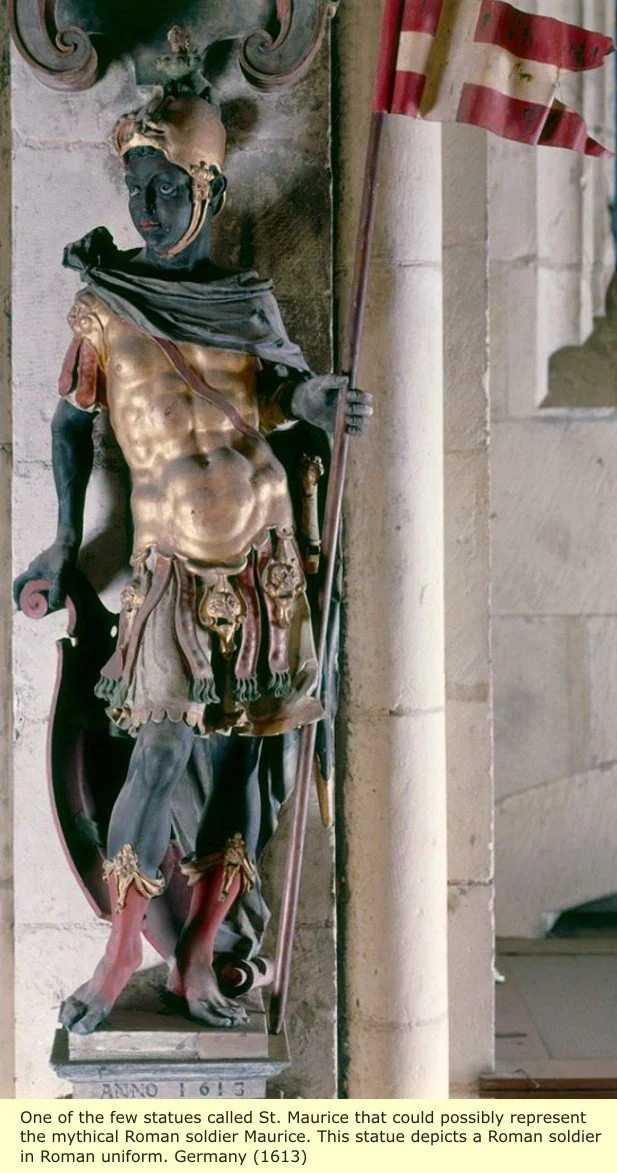 Statue reads '' ANNO 1613'' translated to year 1613.