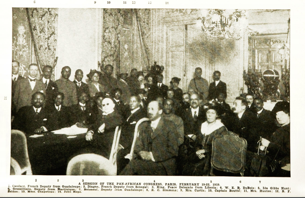 Pan-African Congress in Paris, February 19–22, 1919.