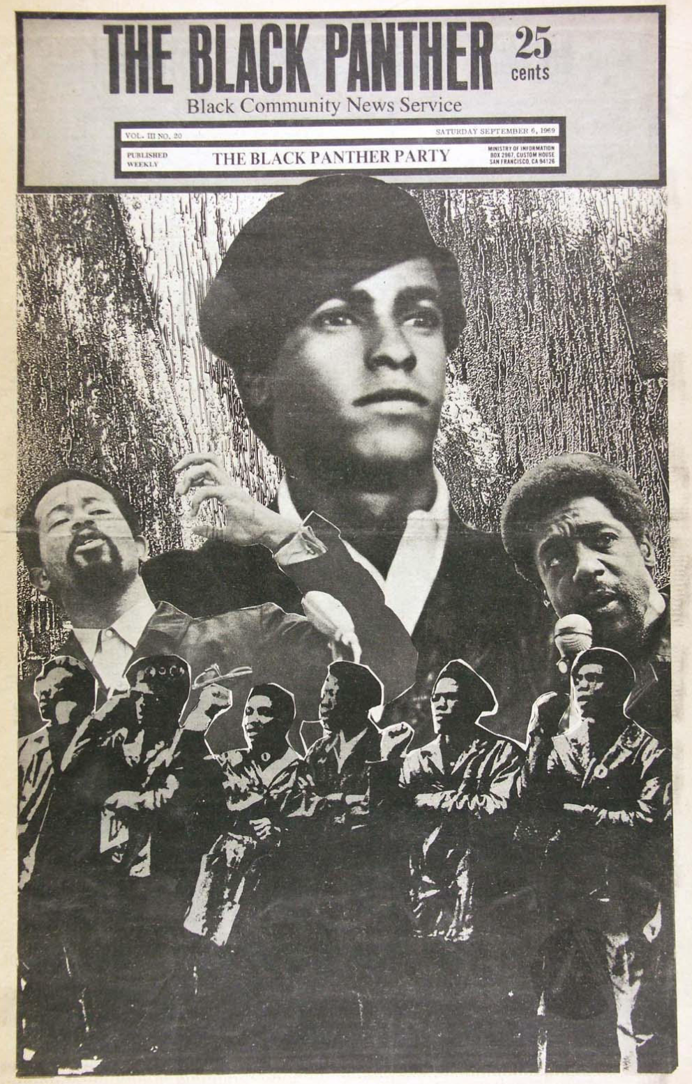 The Black Panther Black Community News Service 1969 Vol 20