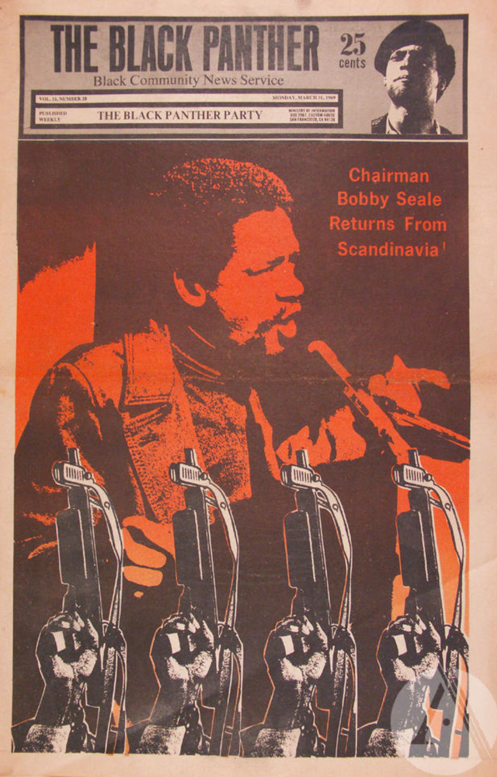 The Black Panther Black Community News Service 1969 Vol 28