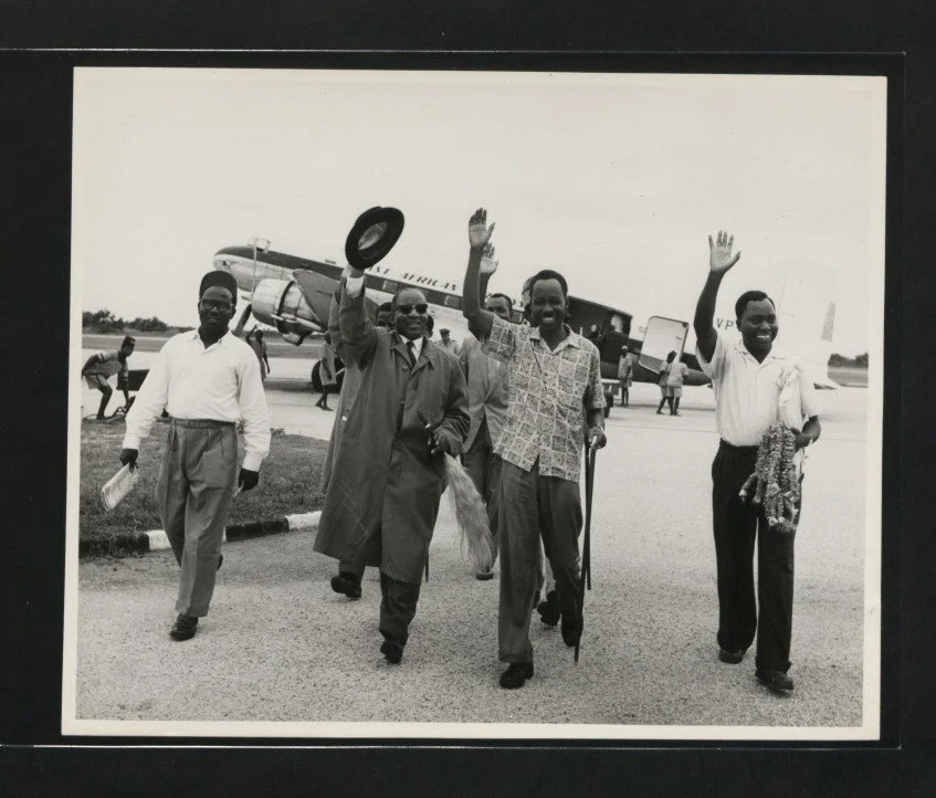 Julius Nyerere and Dr Hastings K. Banda Prime Minister then president of Malawi, visiting Tanganyika in the early 1960s. (Credit: The National Archives -United Kingdom)
