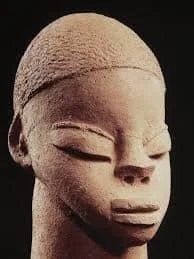 Nok, Nigeria Terracotta Head (500 BC - 200 AD) , source unknown 