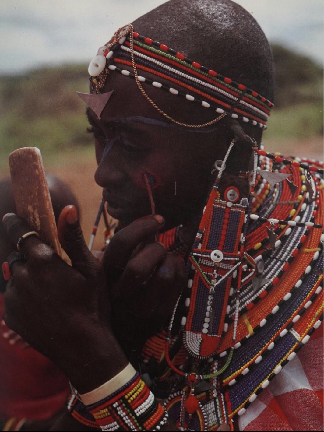 Saitoti, Tepilit Ole. Maasai. Photographs by Carol Beckwith. New York: Harry N. Abrams, Inc., 1980. (Page 226)