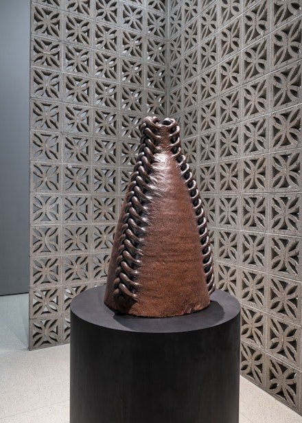 Simone Leigh, Loophole of Retreat (detail), 2019. Concrete blocks and sound, 6 min. 44 sec., dimensions variable. Courtesy the artist and Luhring Augustine, New York.