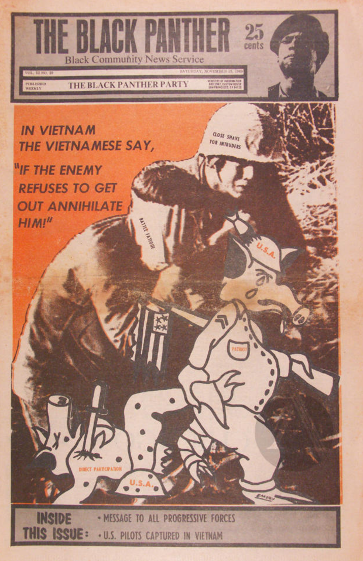 The Black Panther Black Community News Service 1969 Vol 30