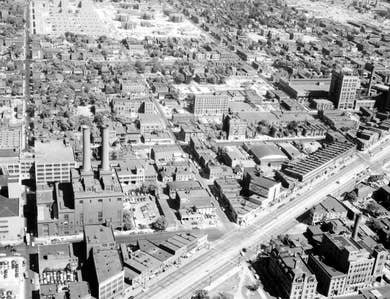Detroit's East Side in the area of Gratiot and Hastings looking north in 1953.
DETROIT NEWS ARCHIVE
