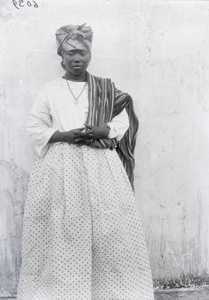 Christianized Susu woman from the Rio Pongo, 1889