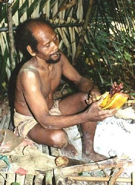 Portrait of Mani man in 1900 from Thailand  — Image via Kwekudee Trip Down Memory Lane