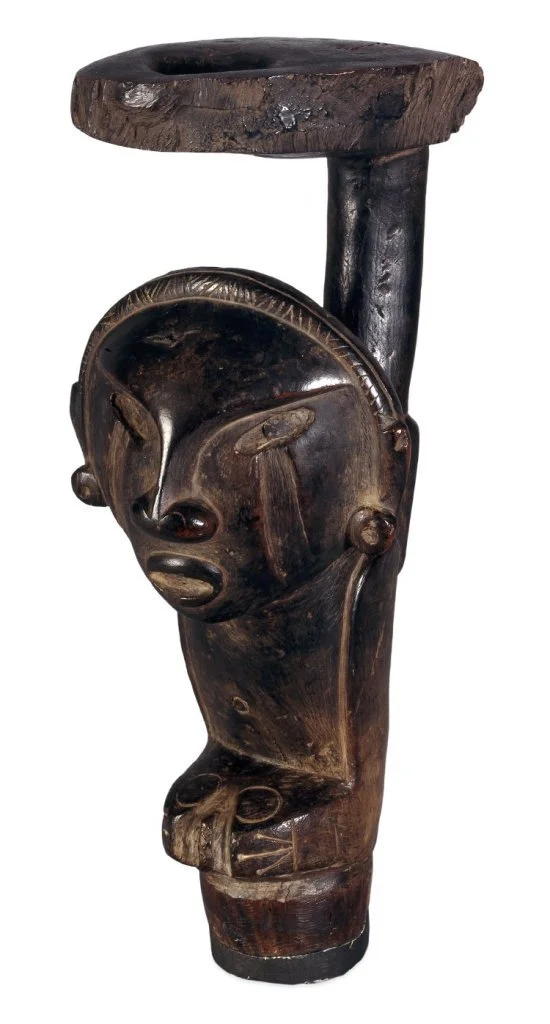 Jamaican Taino – Figure with canopy (facing left) © The Trustees of the British Museum