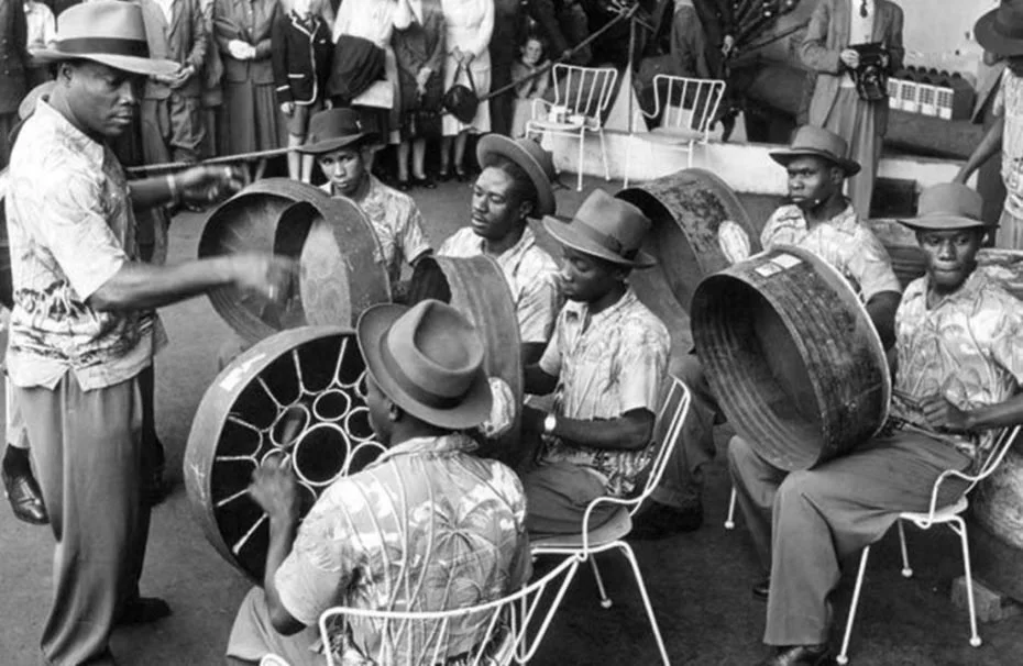 Trinidad players mesmerise crowds at the Festival of Britain in 1951