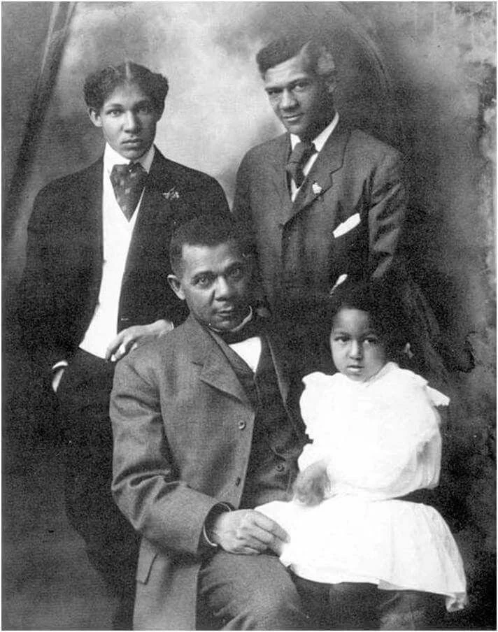 Historic African American Churches: Booker T. Washington and family