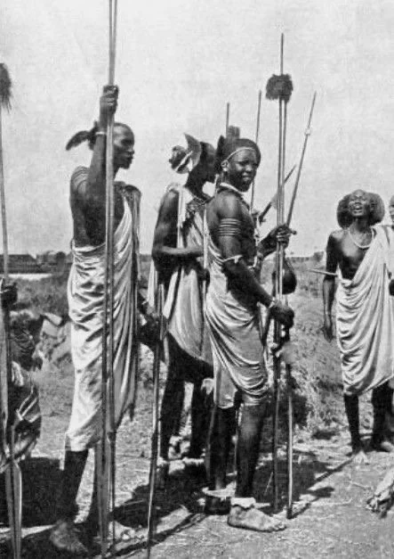 People of the Shilluk (Chollo), Sudan, Africa, 1936