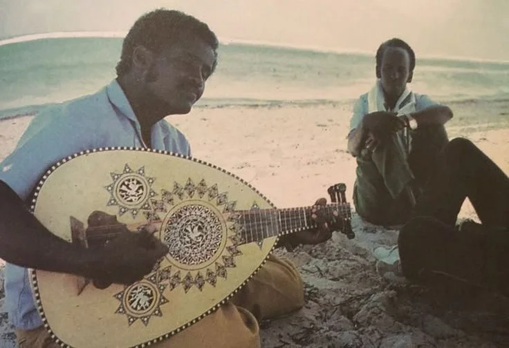Sudan man playing an oud.
