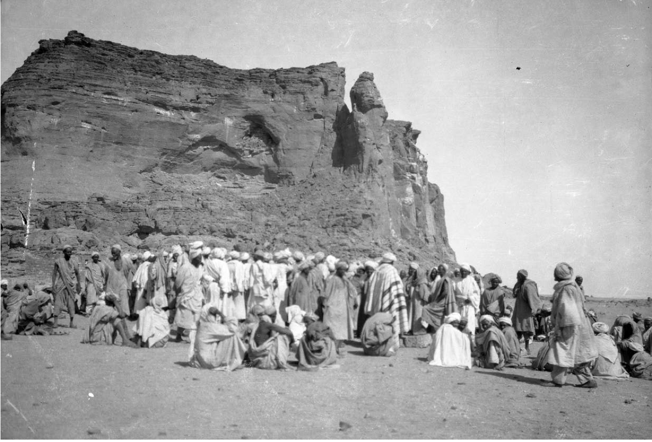 Funeral Ceremonies in the Shadow of the Sacred Mountain, 1906. Oriental Institute, University of Chicago. P.B835
