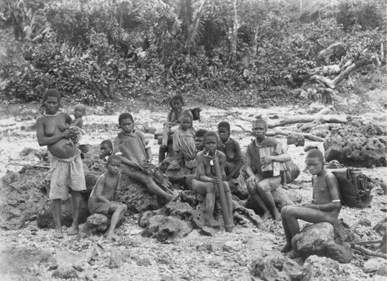 Malaita Islanders in 1906. Photo sourced from realhistoryww.com.