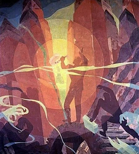 Aspects of Negro Life: Song of the Towers, 1934. Created in 1934 as the final panel of the mural cycle Aspects of Negro Life, Song of the Towers represents the migration of African Americans to northern industrial cities and the cultural transformati