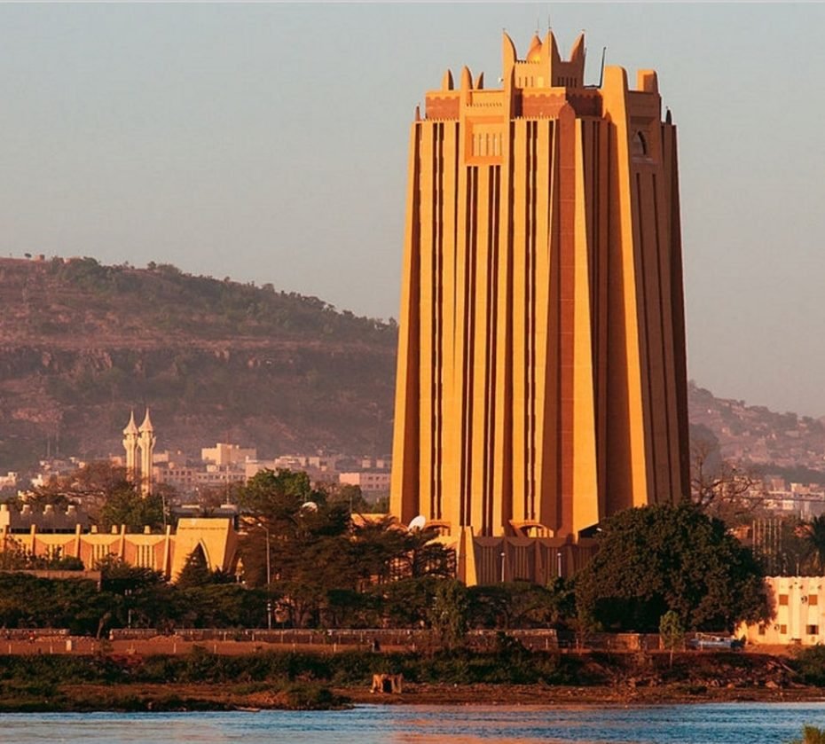 Headquarters of the Central Bank of West African States in Bamako, Mali