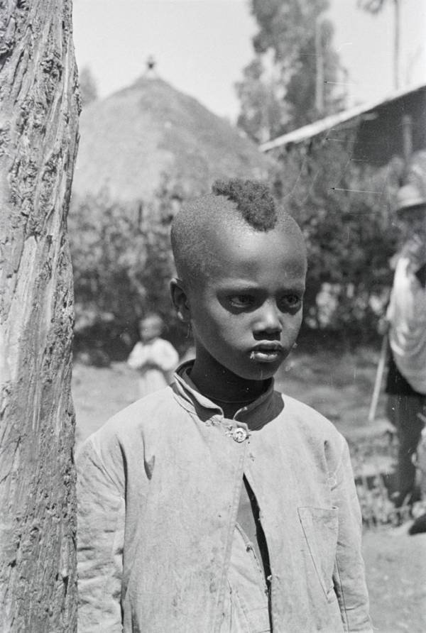 A child in an Ethiopian village. 1934.
image credits: ati