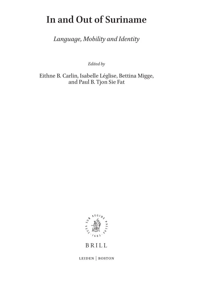 In and out of Suriname by Eithne B. Carlin et-al