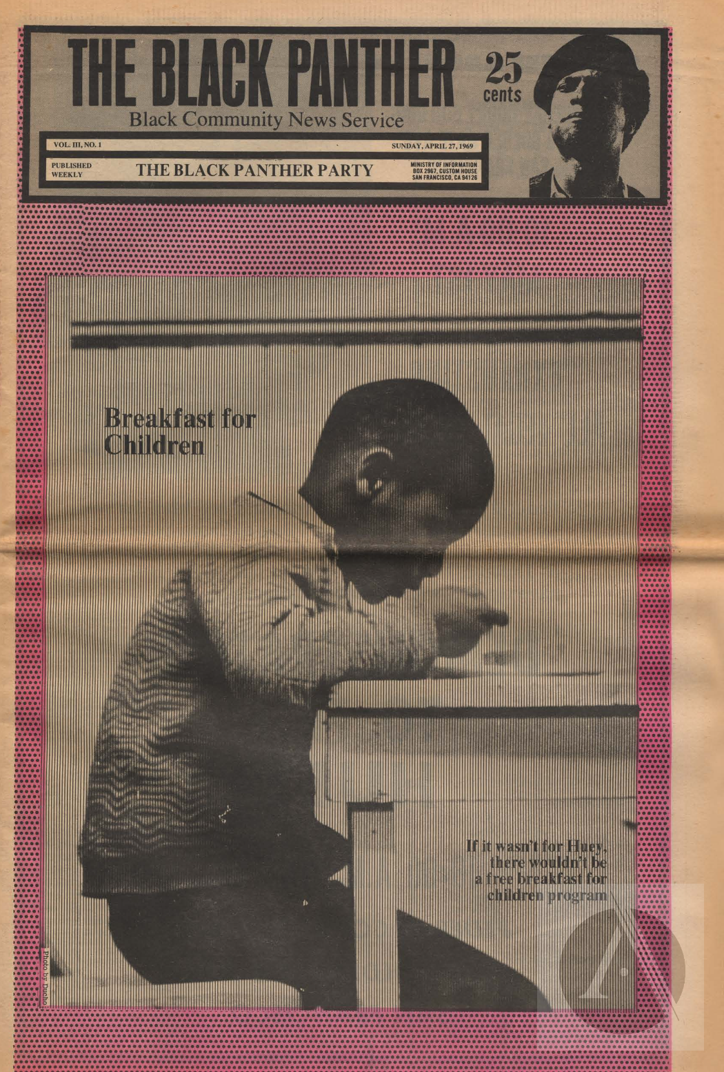 The Black Panther Black Community News Service 1969 Vol 3