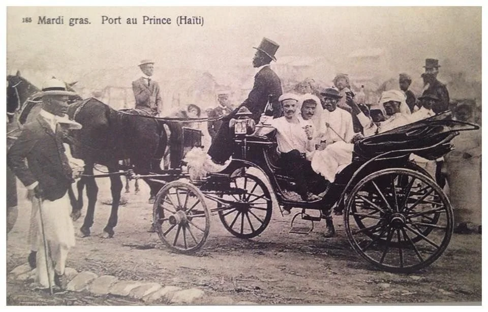 Carnival in Haiti, 1910. — Source: Unknown