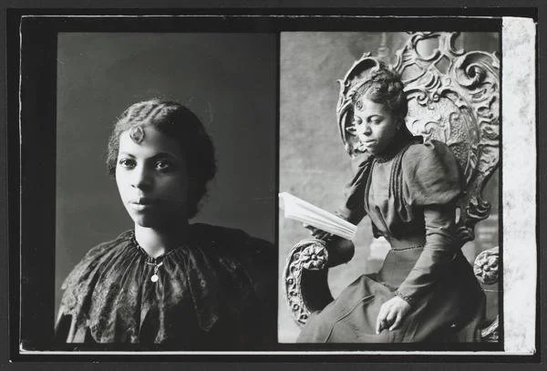 Double Portrait of Alice Hardin 1898 Pennell, Joseph Judd , 1866-1923 (photographer)