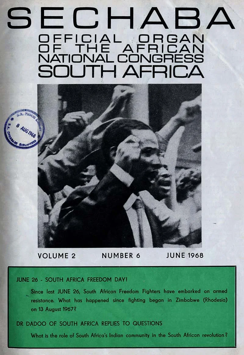 Sechaba: Official Organ of the African National Congress of South Africa, Vol.2 No.6 — June.1968 