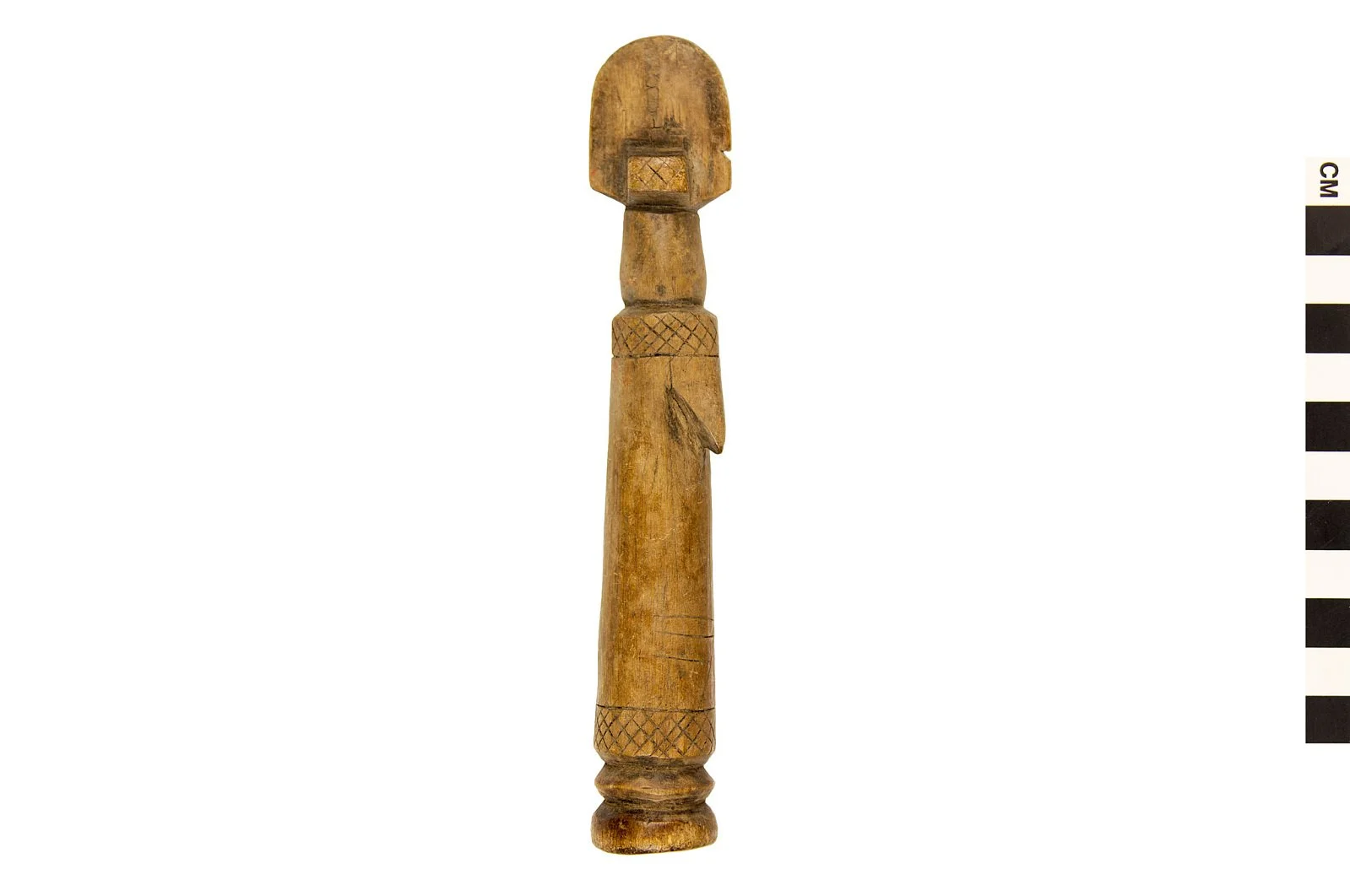 A carved wooden Mossi Doll from Burkina Faso