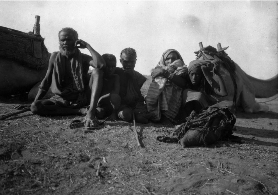 A Sudanese Family at Naga, 1906. Oriental Institute, University of Chicago. P. B755